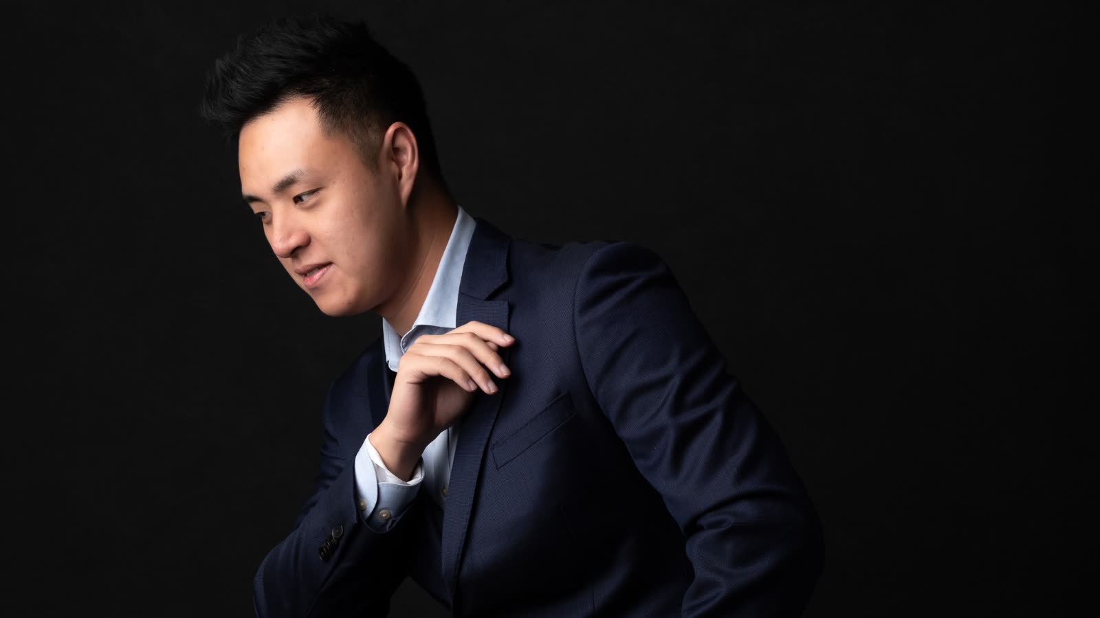 Chia Wei Goh, founder of CGULL, in studio portrait